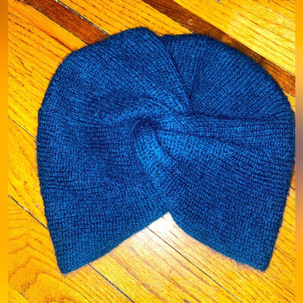 & Other Stories Teal Wool Turban!
